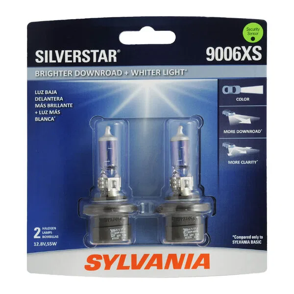 9006XSST.BP2 – SYLVANIA Headlight Bulb, 9006XS Halogen Bulb 55 Watt 12.8 Volt White Beam Color 1000 Lumens 4000K Ligh...